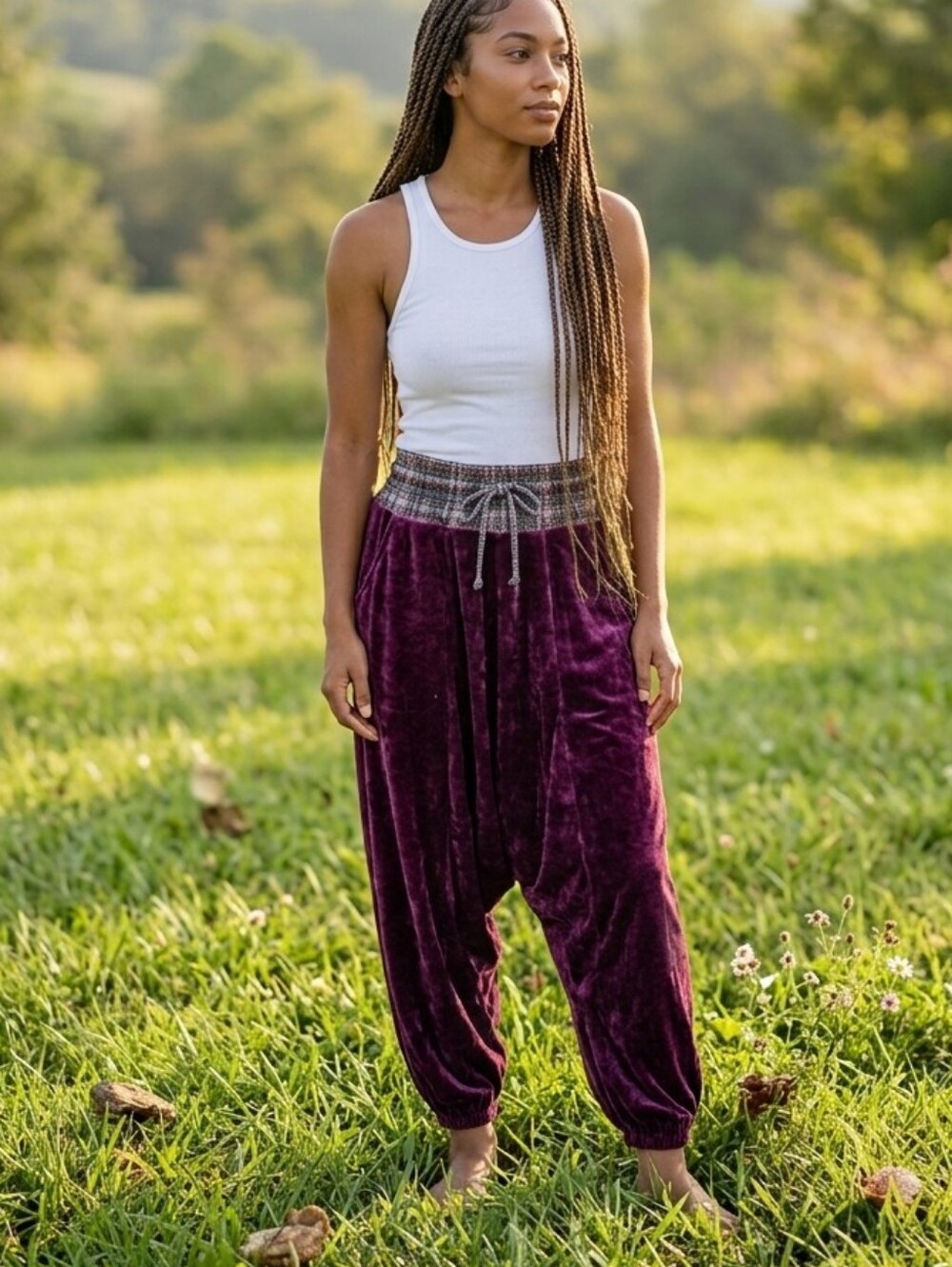 Moksha Moda Harem Pants Ladies Handsewn Pre-Loved - Great Condition